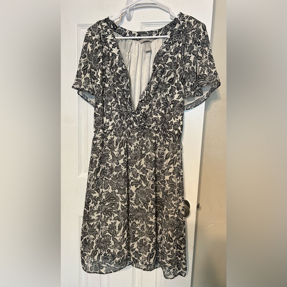 H&M Black and White Dress
